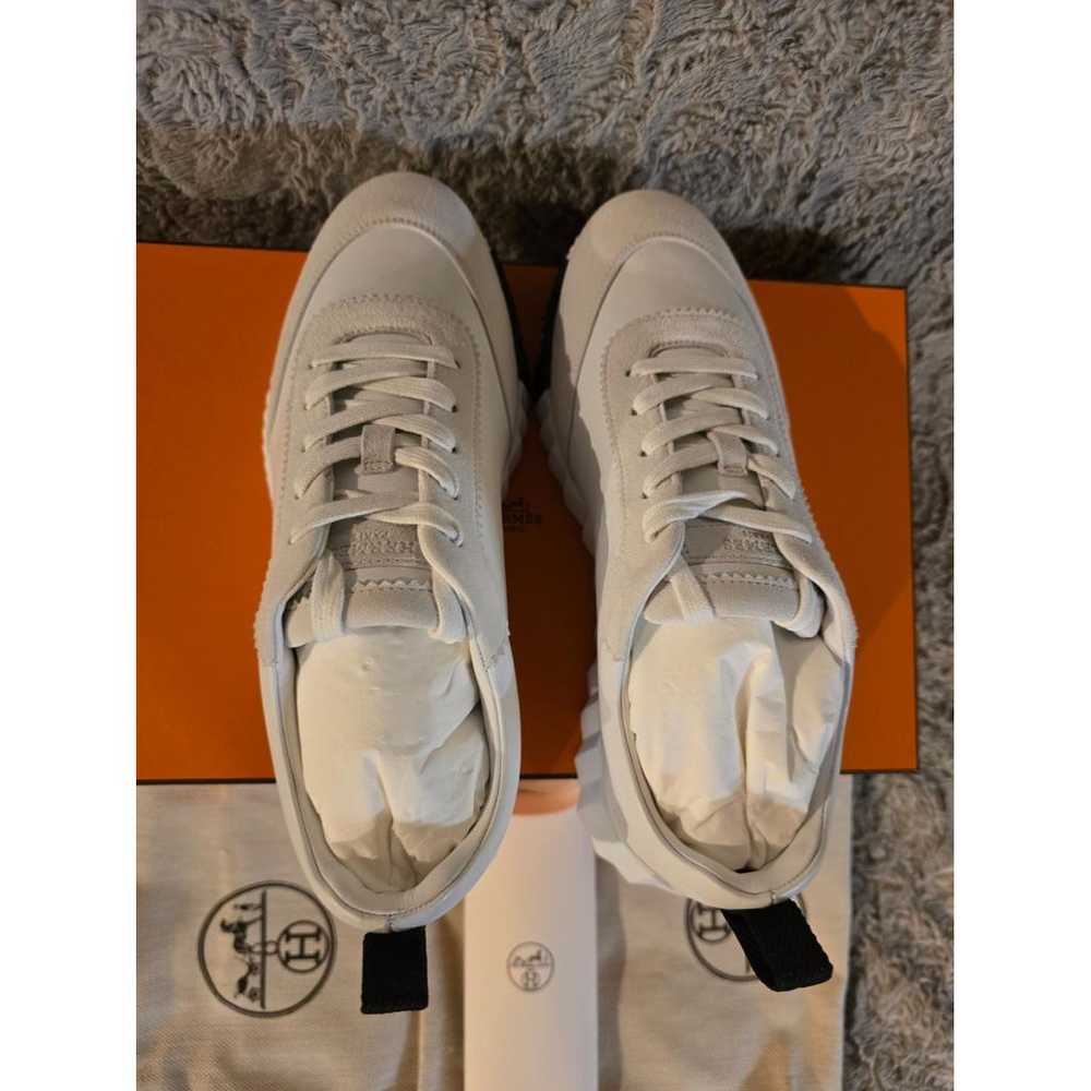 Hermès Bouncing leather trainers - image 5