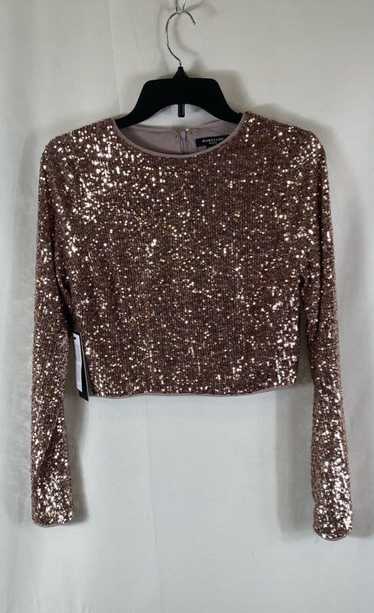 NWT Marciano Guess Womens Gold Sequins Long Sleeve