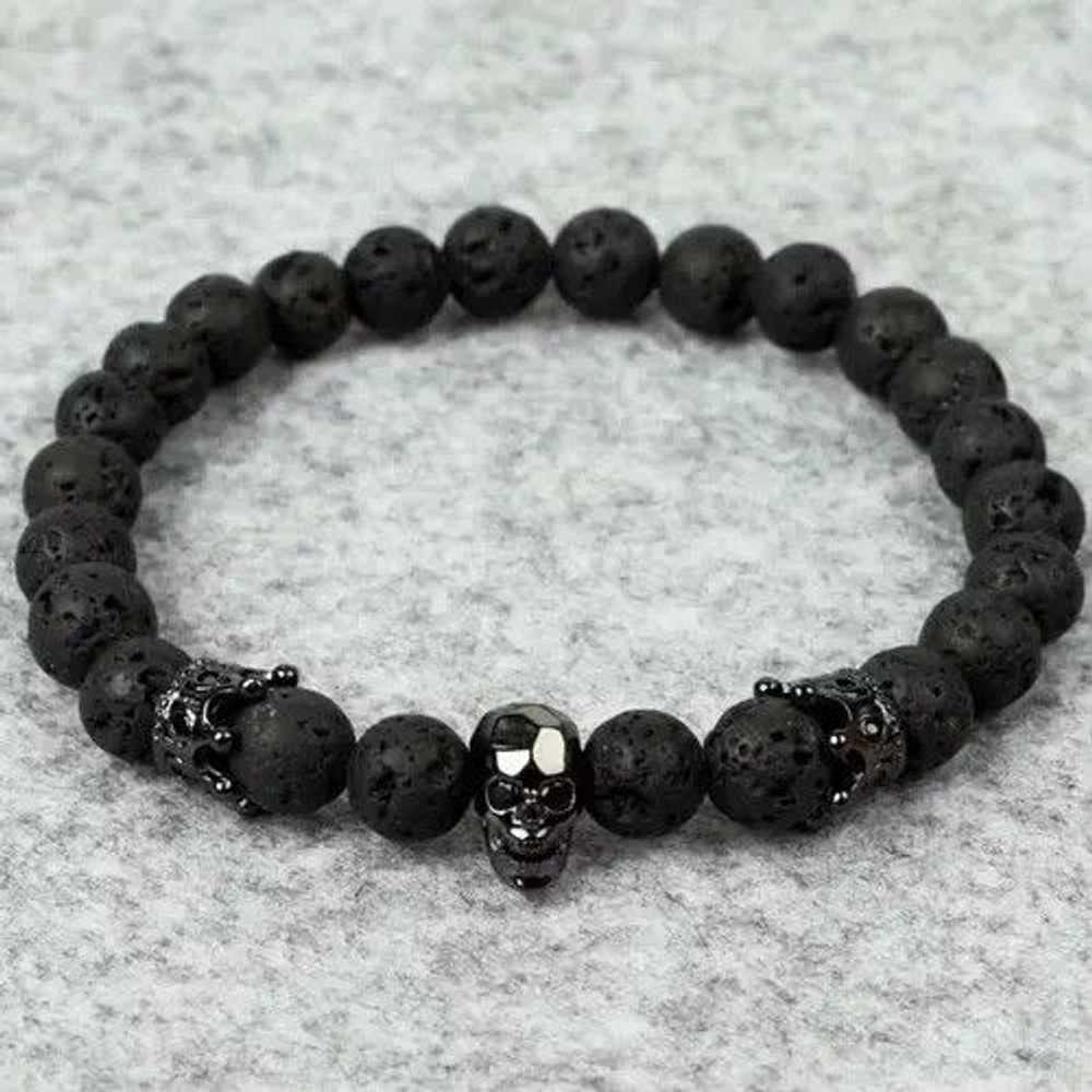 Bead Bracelet × Beads × Jewelry 💥Crown Skull Lar… - image 3