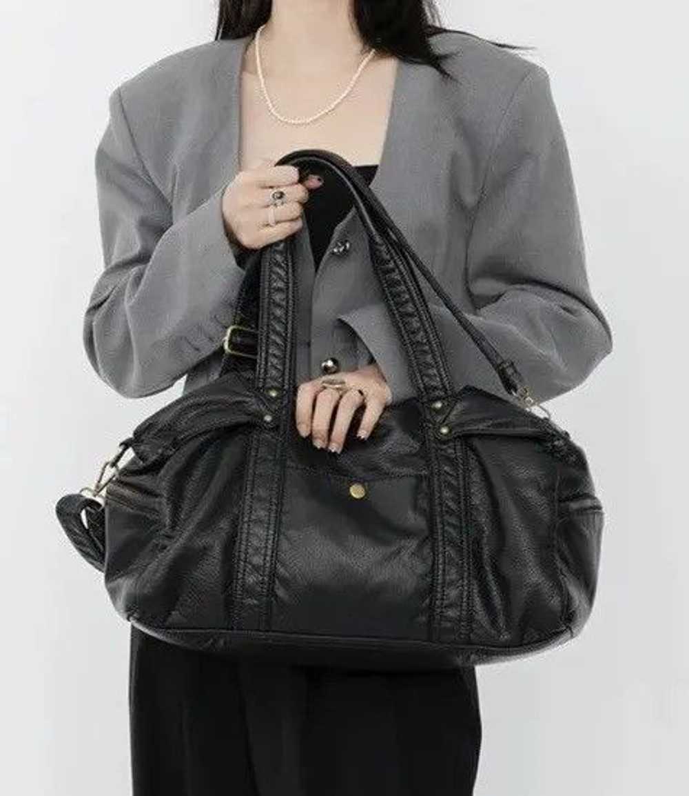 Bag × Japanese Brand × Streetwear Leather Tote Ba… - image 1