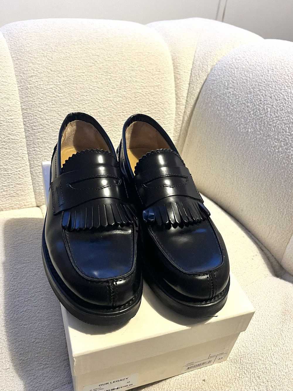 Our Legacy Black Leather Loafer - image 3