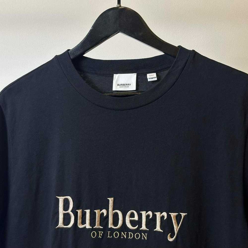 Burberry × Luxury × Streetwear BURBERRY LOGO T SH… - image 2