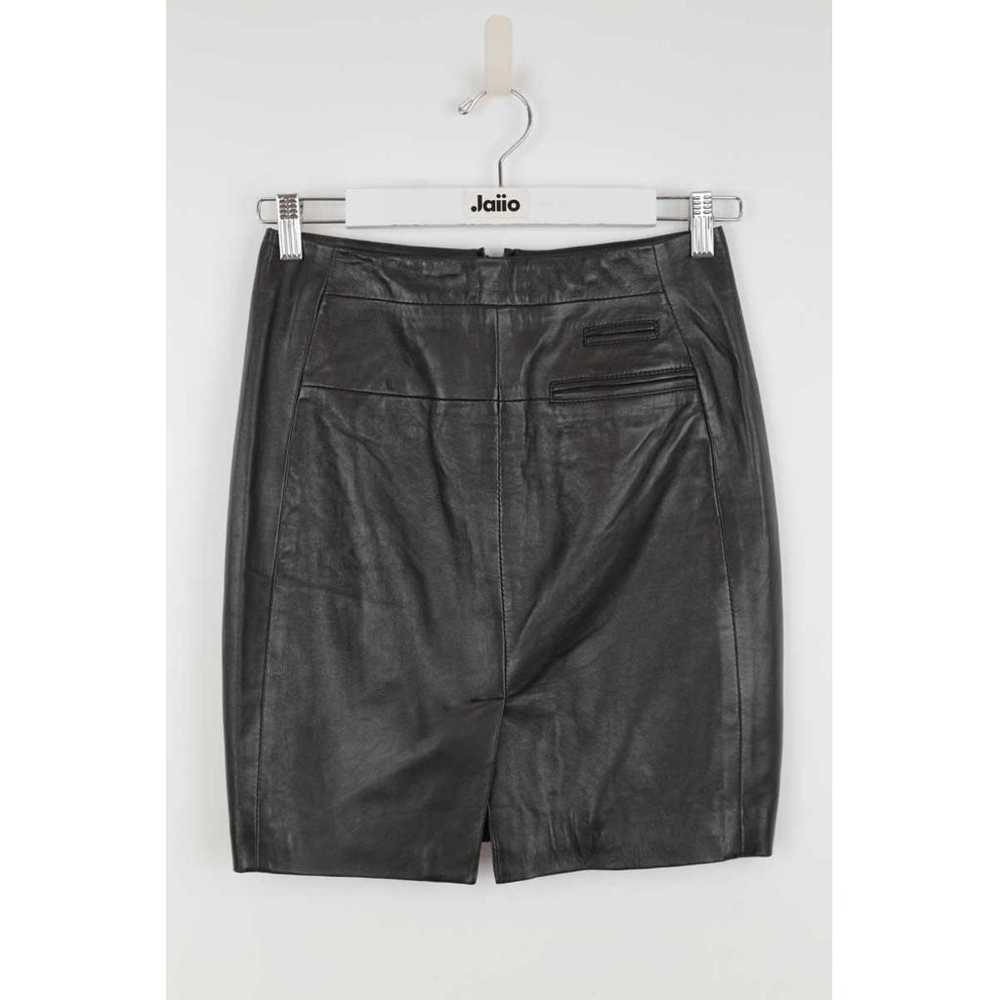 The Kooples Leather mid-length skirt - image 3