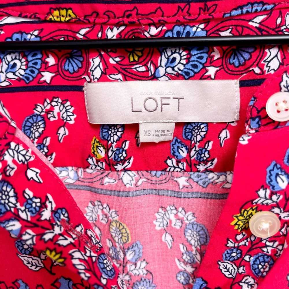 Loft LOFT Sleeveless Cinch Waist Shirt Dress Wome… - image 6