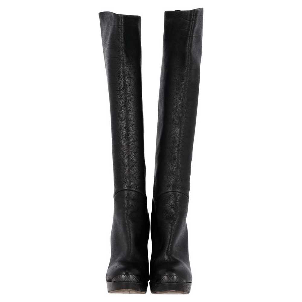 Bottega Veneta Leather riding boots - image 2