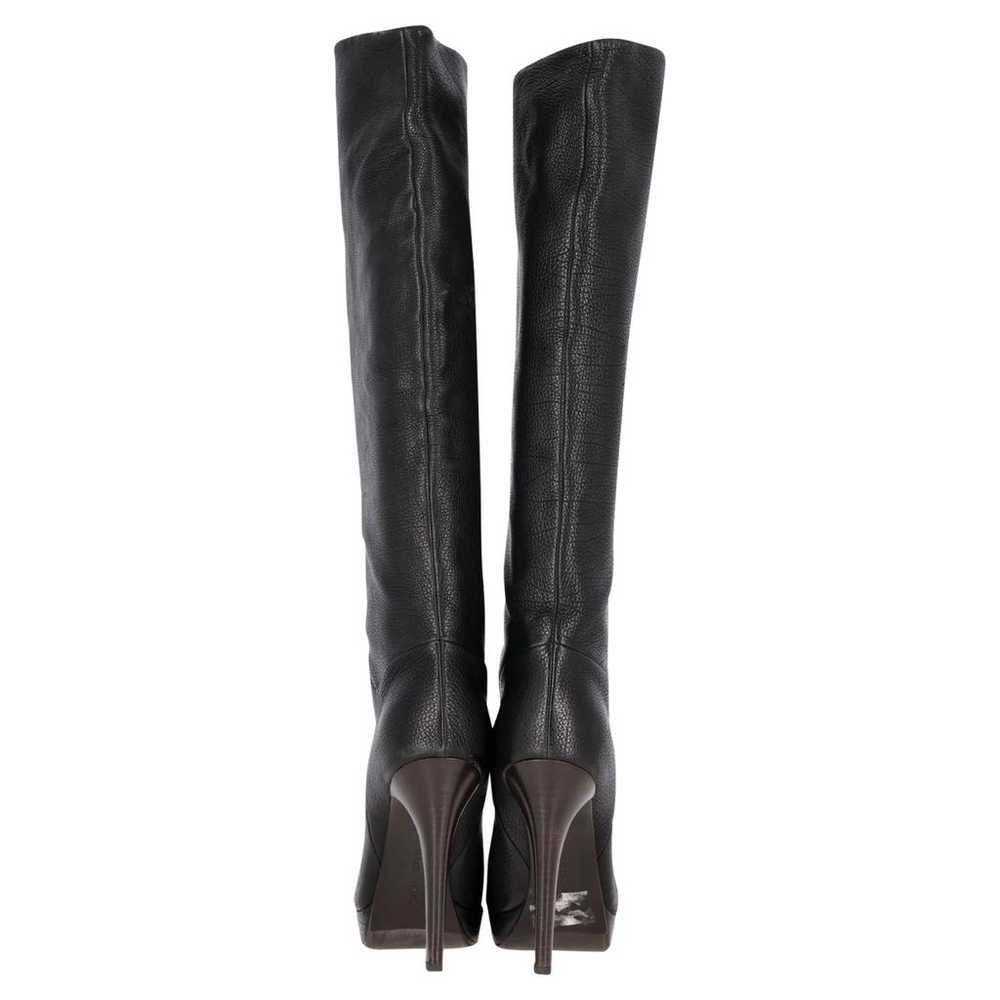 Bottega Veneta Leather riding boots - image 4