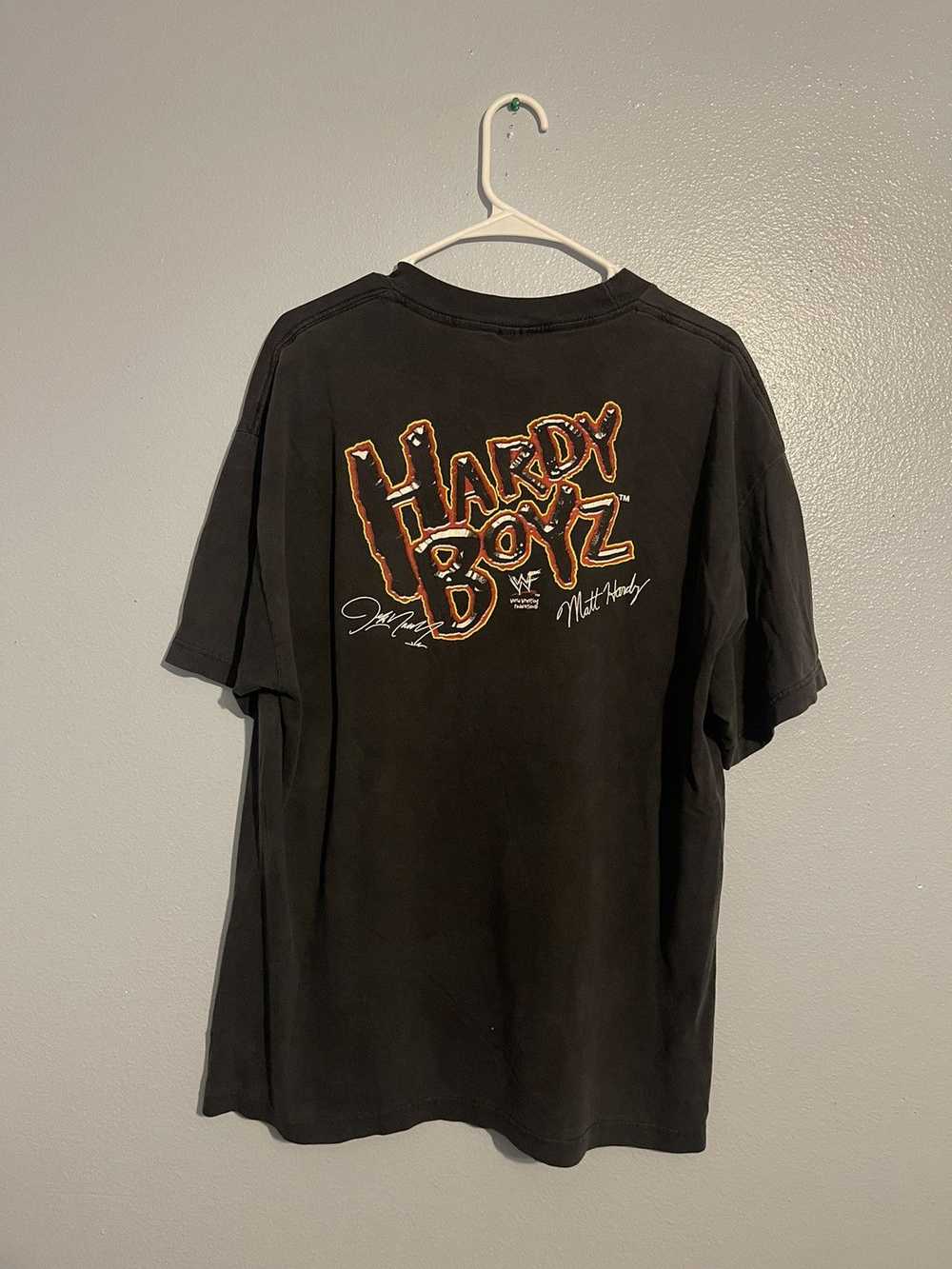 Vintage × Wwe × Wwf 2000 WWF Hardy Boyz Shirt - image 2
