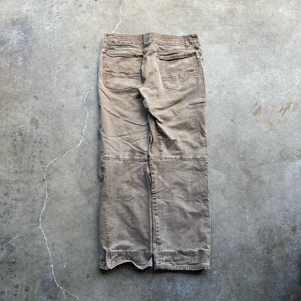 Vintage brown kuhl double knee carpenter pants 34… - image 3