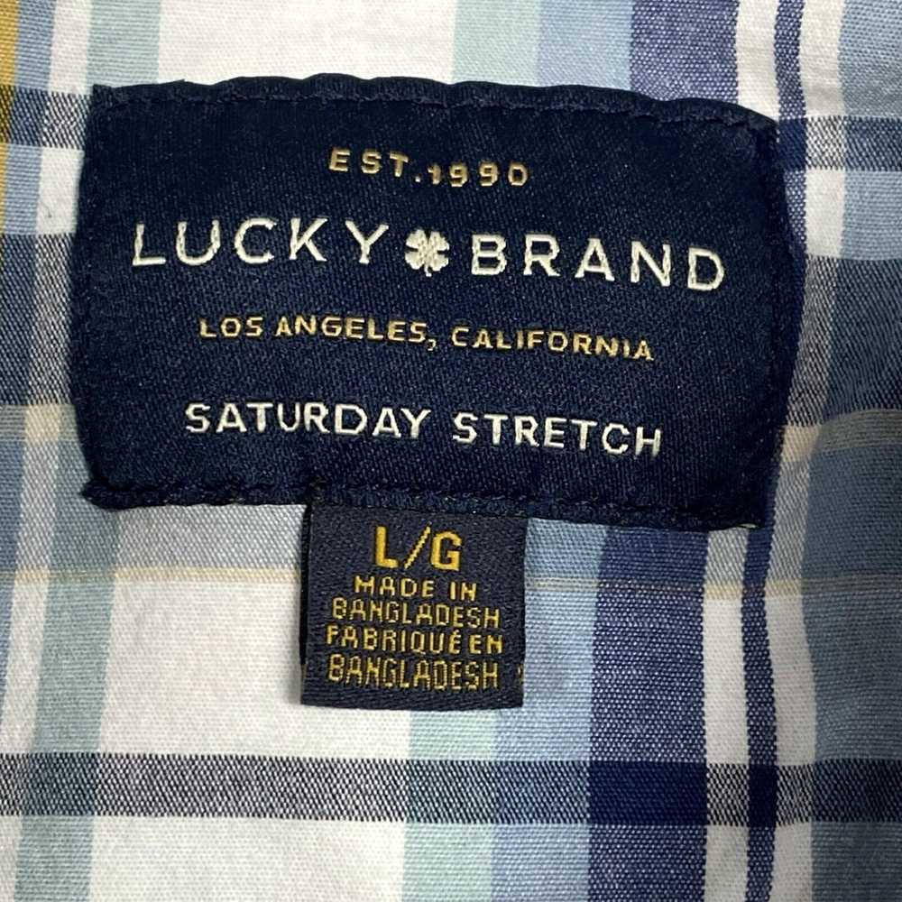 Lucky Brand Lucky Brand Pearl Snap Shirt Mens Lar… - image 3