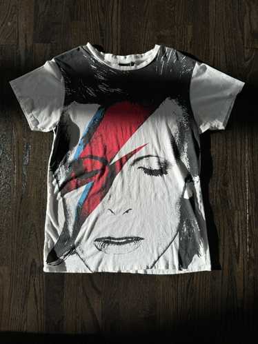 Band Tees David Bowie “Aladdin Sane” Overprint Lig