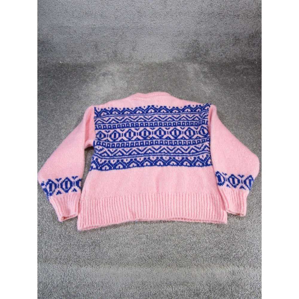 Zara Zara Shirt Womens Small Pink Pullover Knit C… - image 3