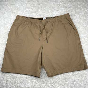 Gap GAP Shorts Mens 2XL Beige Flat Front Casual C… - image 1