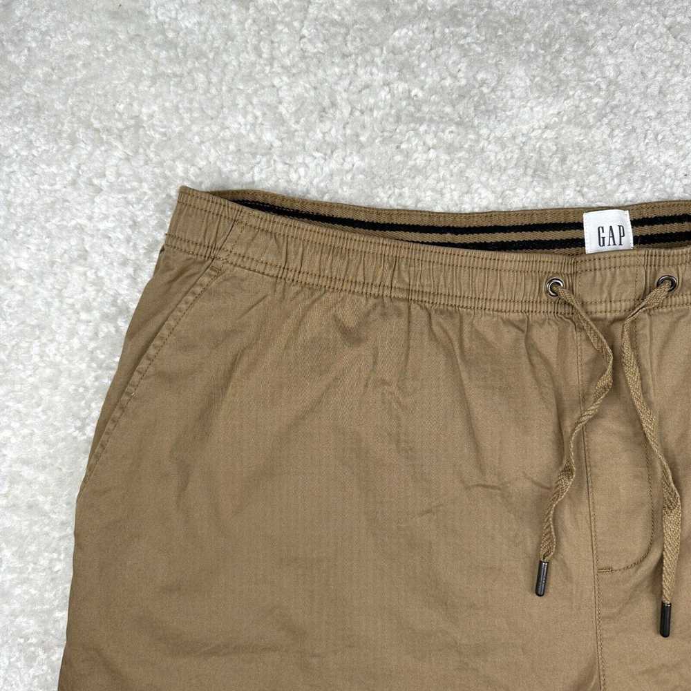 Gap GAP Shorts Mens 2XL Beige Flat Front Casual C… - image 2