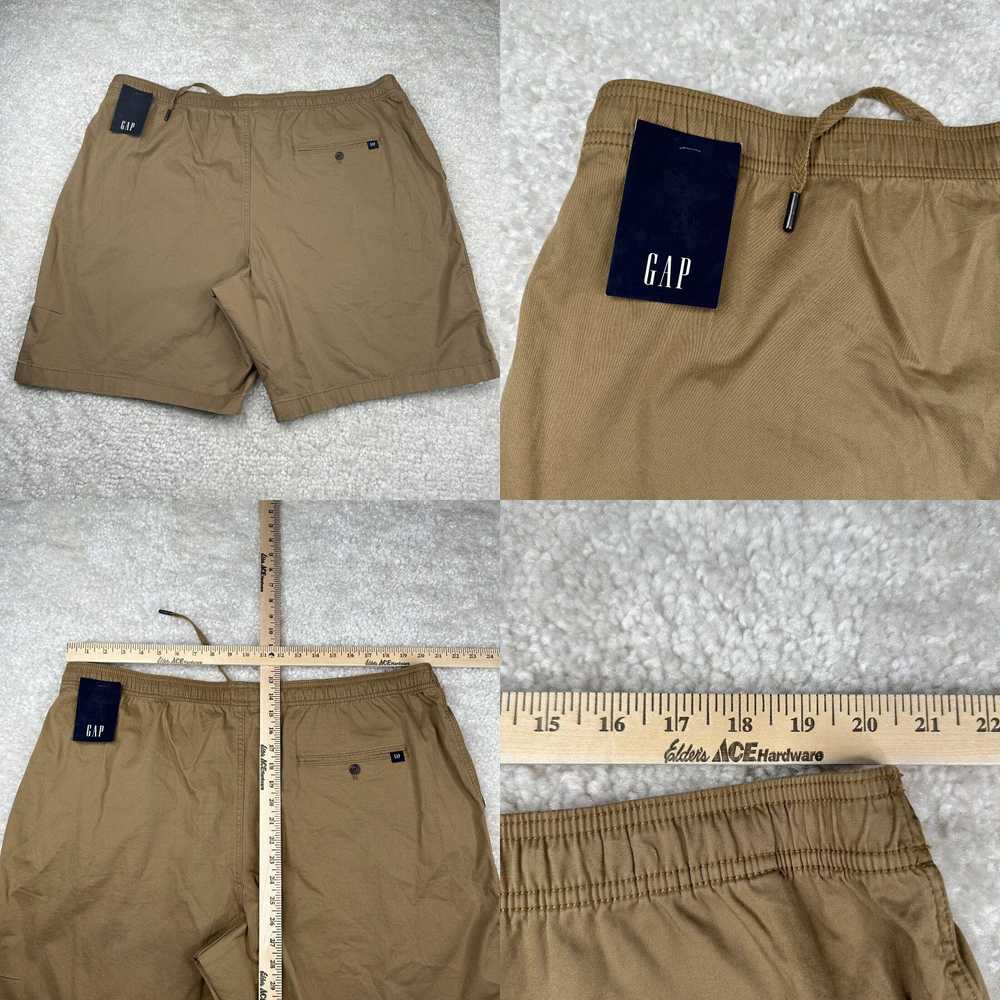 Gap GAP Shorts Mens 2XL Beige Flat Front Casual C… - image 4