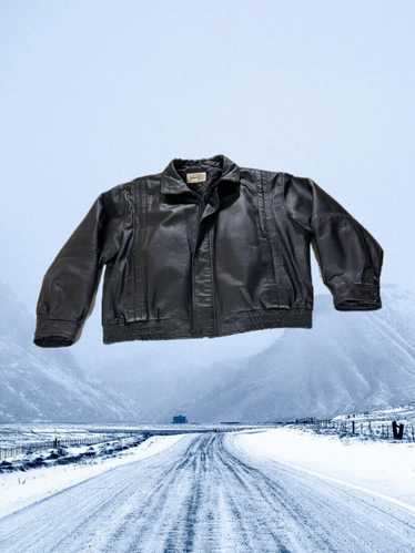 Genuine Leather × Leather Jacket × St. Johns Bay M