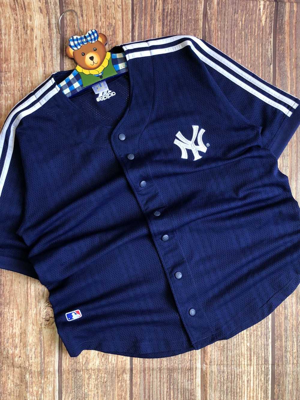 Adidas × New York Yankees × Vintage Early 00s Sun… - image 1