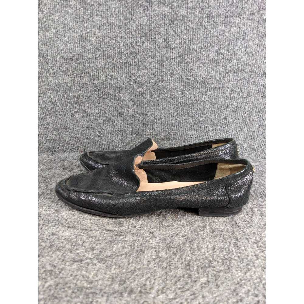 Vintage Kate Spade Womens Black Leather Flats Sz … - image 1