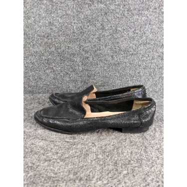 Vintage Kate Spade Womens Black Leather Flats Sz … - image 1