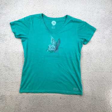 Life Is Good Life Is Good Shirt Womens Large Green