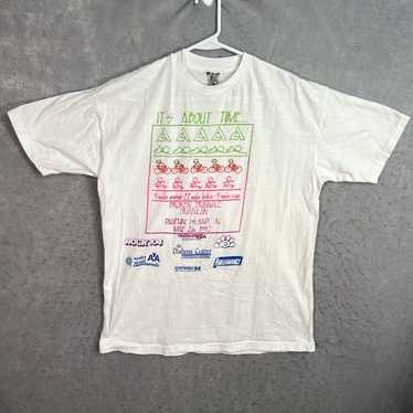 Triangl Vintage 90s Broken Triangle Triathlon T S… - image 1