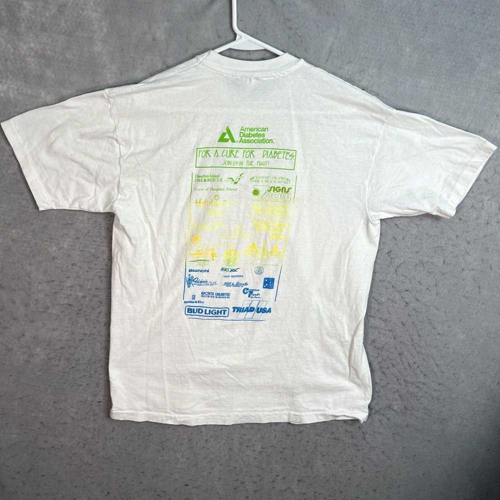 Triangl Vintage 90s Broken Triangle Triathlon T S… - image 2