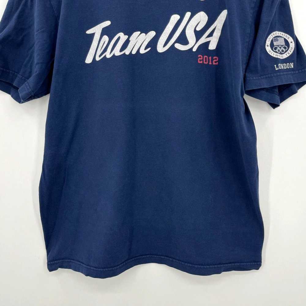 Nike Nike T-Shirt Men's M Navy Blue Team USA Olym… - image 3