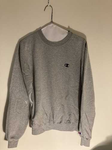 Champion × Streetwear Crewneck with Black Logo