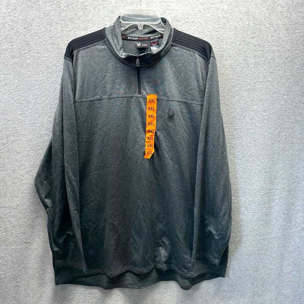 Spyder Spyder Shirt Adult 2XL XXL Gray Pullover A… - image 1