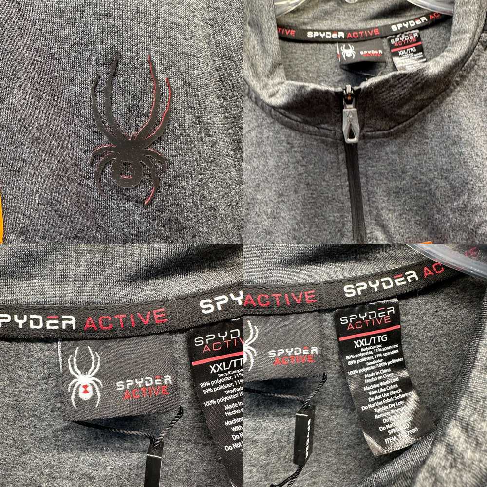 Spyder Spyder Shirt Adult 2XL XXL Gray Pullover A… - image 4