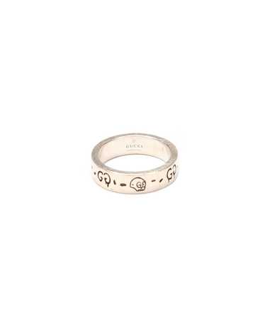 Gucci GUCCI Women's Silver Ghost Icon Ring in Sil… - image 1