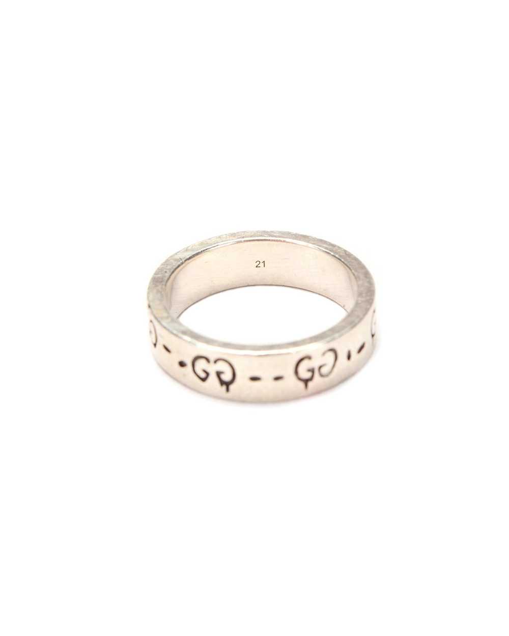 Gucci GUCCI Women's Silver Ghost Icon Ring in Sil… - image 6