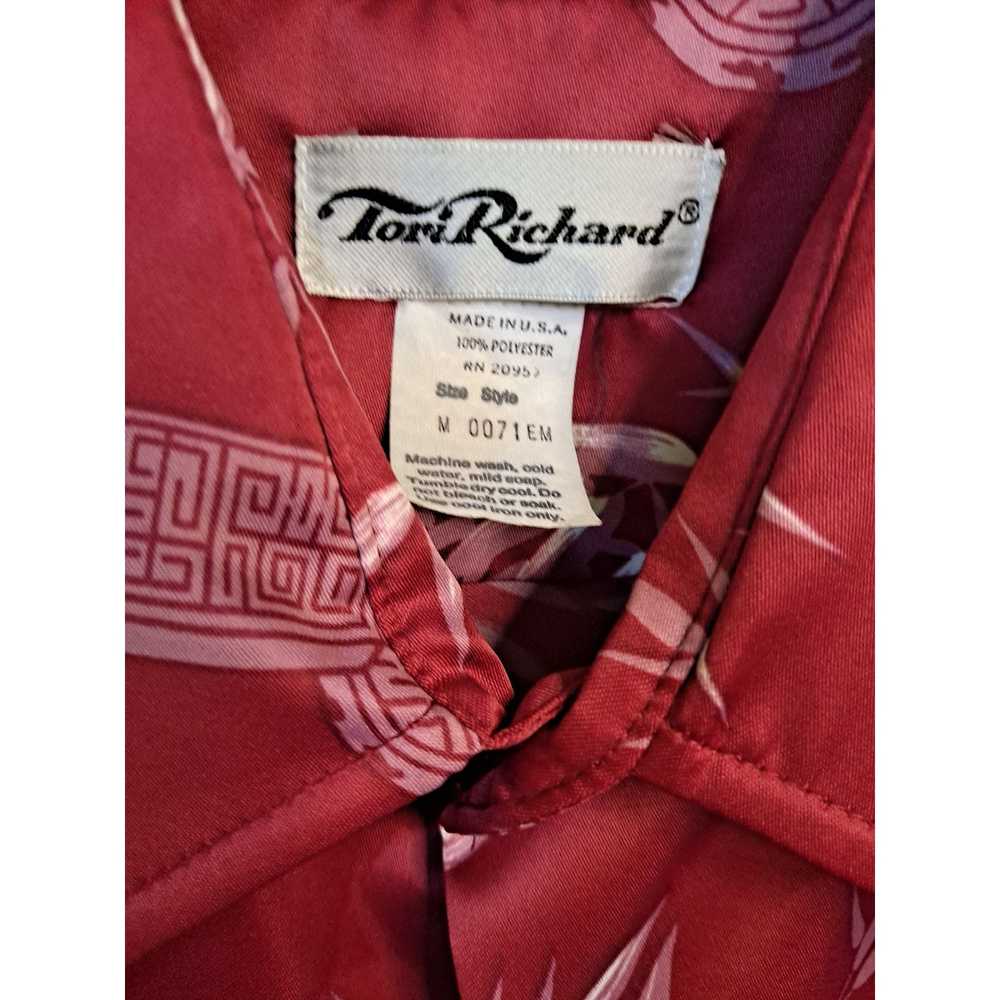 Tori Richard Vintage Tori Richards Red Floral But… - image 4