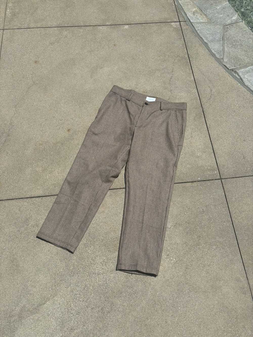 I Love Ugly I Love Ugly Dress Pants - Beige + Bro… - image 1