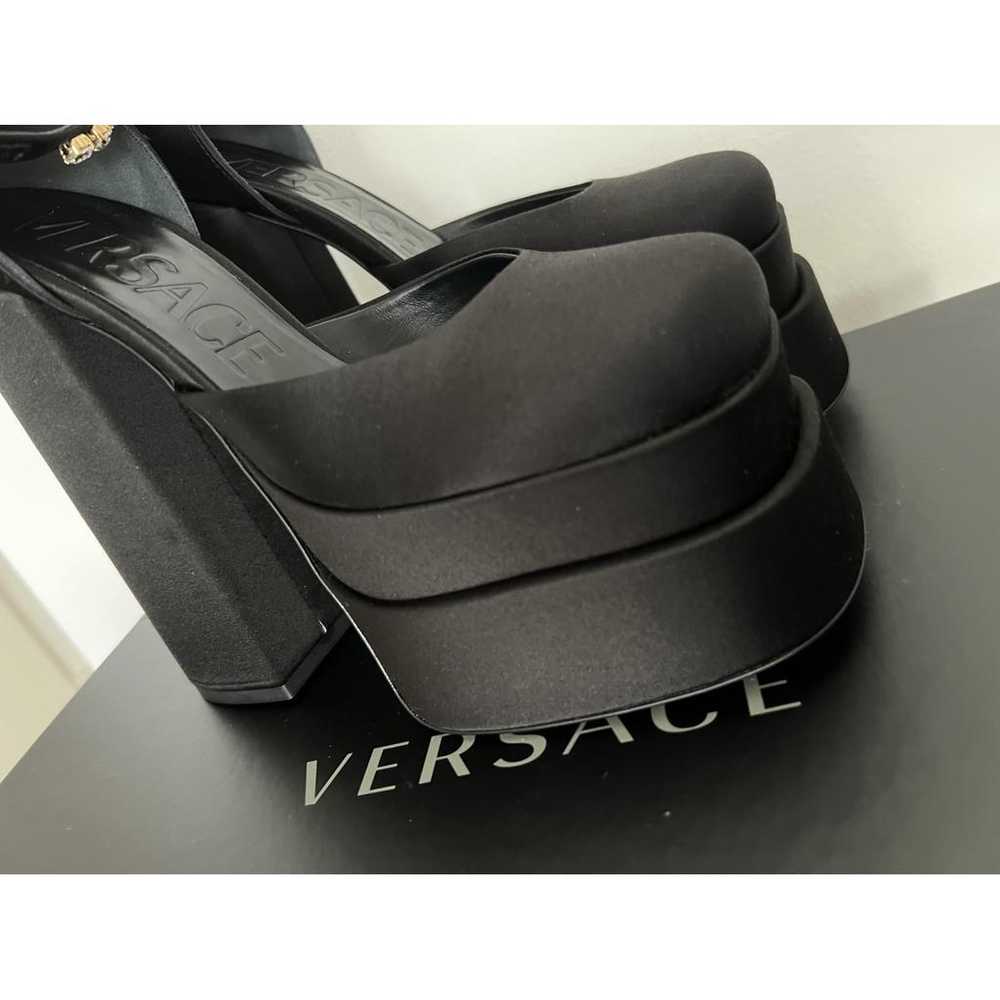 Versace Medusa Aevitas leather heels - image 10