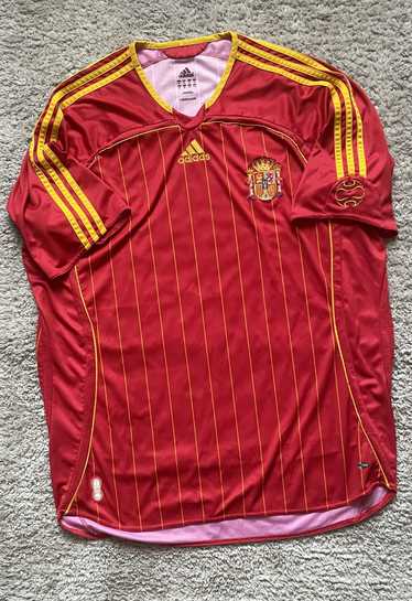 Adidas Vintage Spain Home Shirt 2006/2007 Soccer J