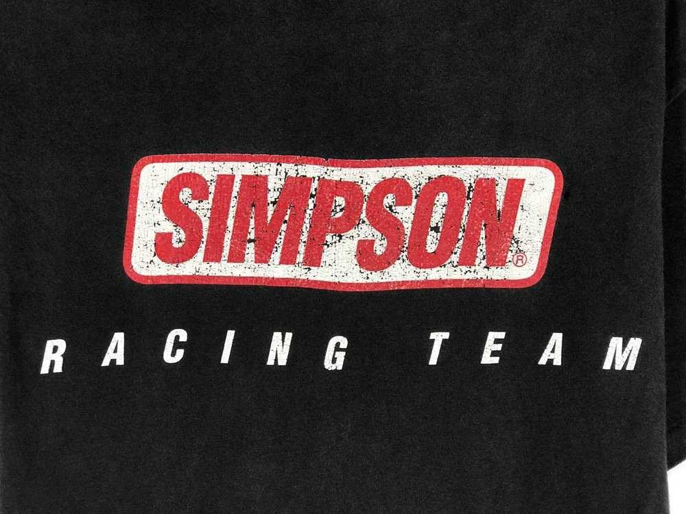 Racing × Vintage vintage Simpson racing team - image 3