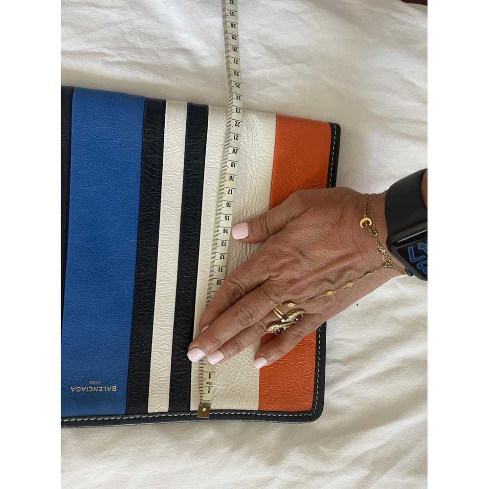 Balenciaga Bazar Bag leather clutch bag - image 8