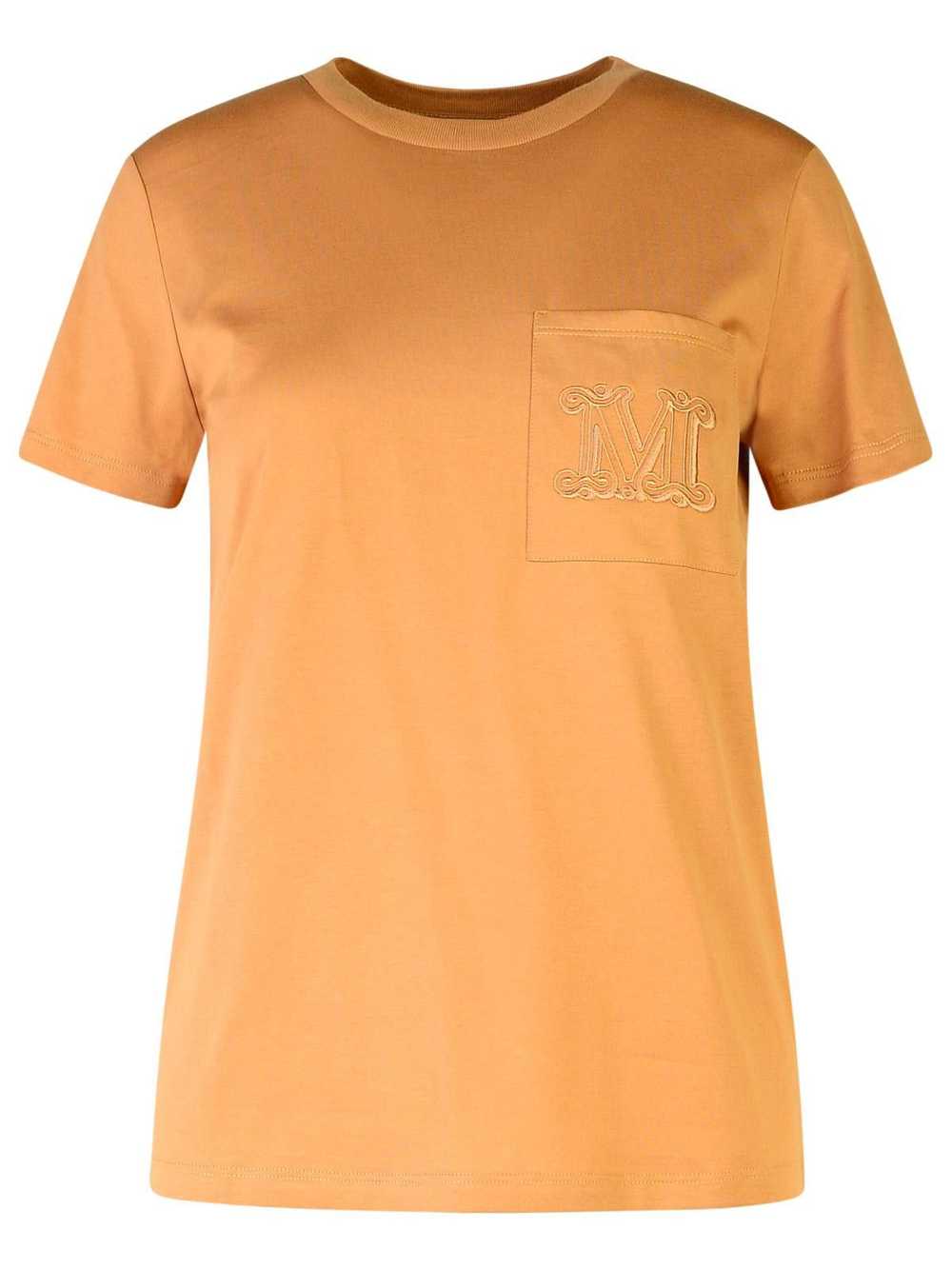 Max Mara Max Mara 'papaya' Beige Cotton T-shirt S… - image 1