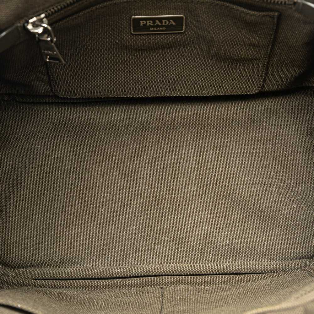 Olive Prada Small Canapa Bijoux Satchel - image 5