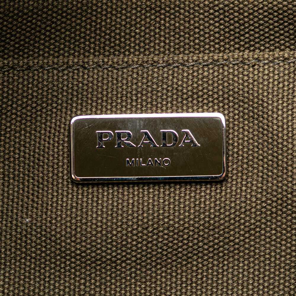 Olive Prada Small Canapa Bijoux Satchel - image 6