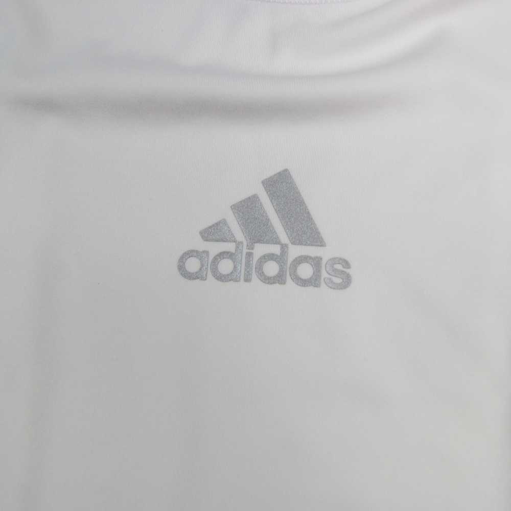 adidas Alphaskin Compression Top Men's White Used - image 2
