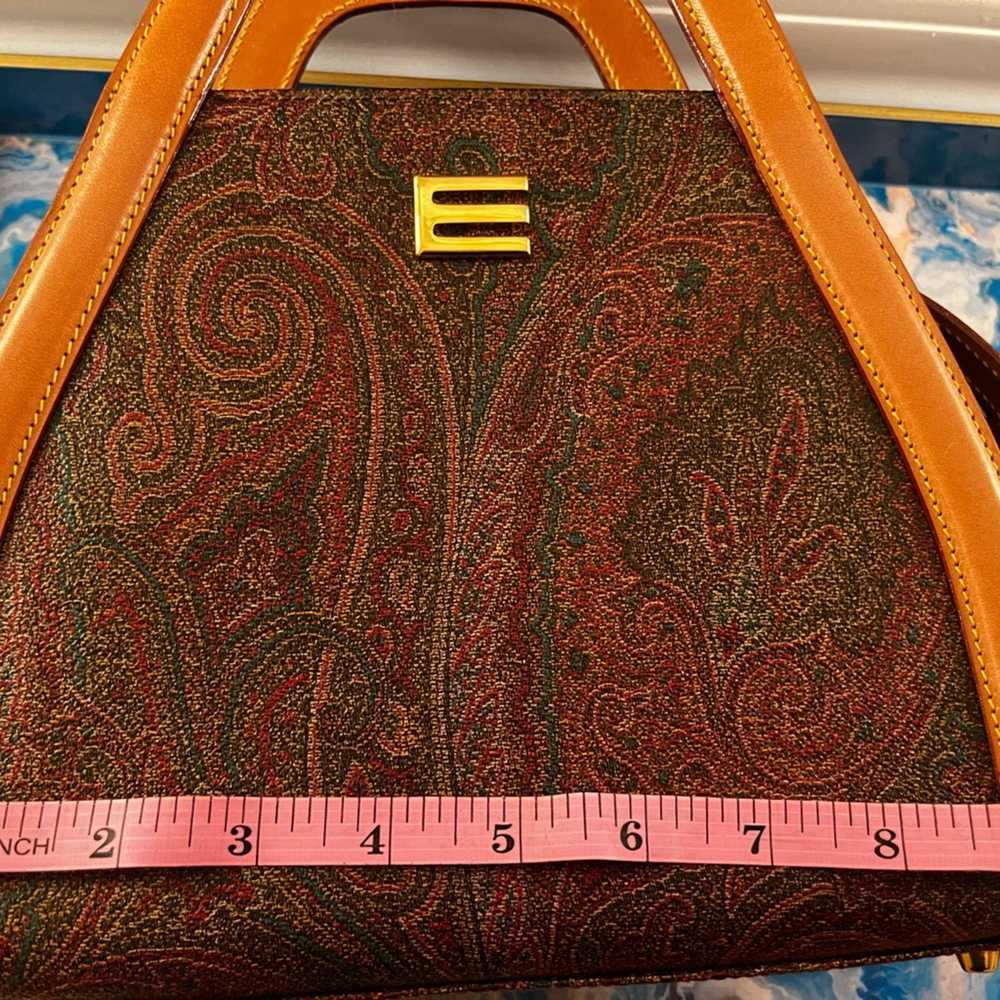 Etro Etro vintage paisley small crossbody w unbra… - image 6