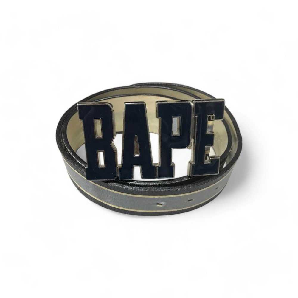 Bape A Bathing Ape (BAPE) - M Leather Vintage Bel… - image 1