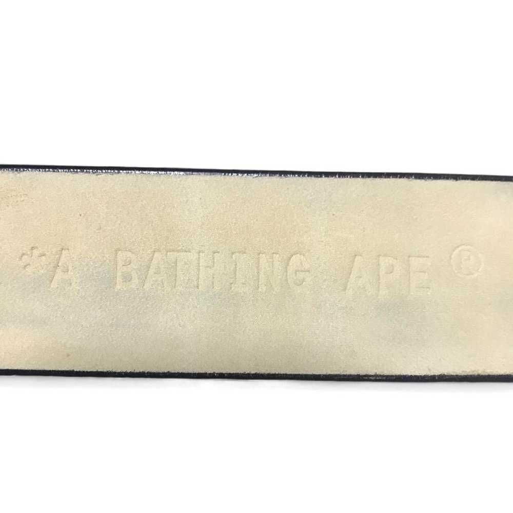 Bape A Bathing Ape (BAPE) - M Leather Vintage Bel… - image 3