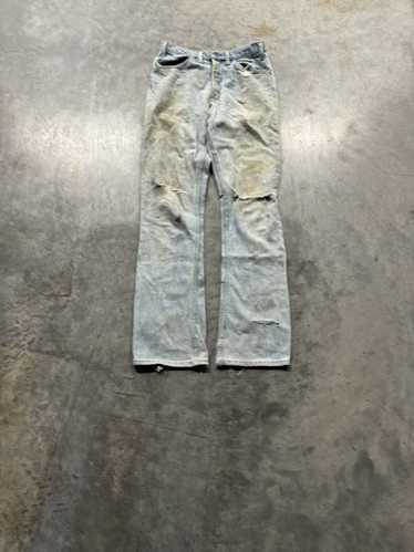 Vintage Vintage 70s Distressed Flare Jeans (30x33)