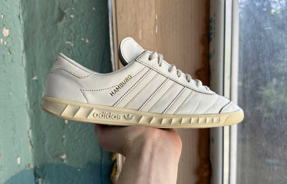 Adidas × Streetwear Adidas Hamburg white leather … - image 2