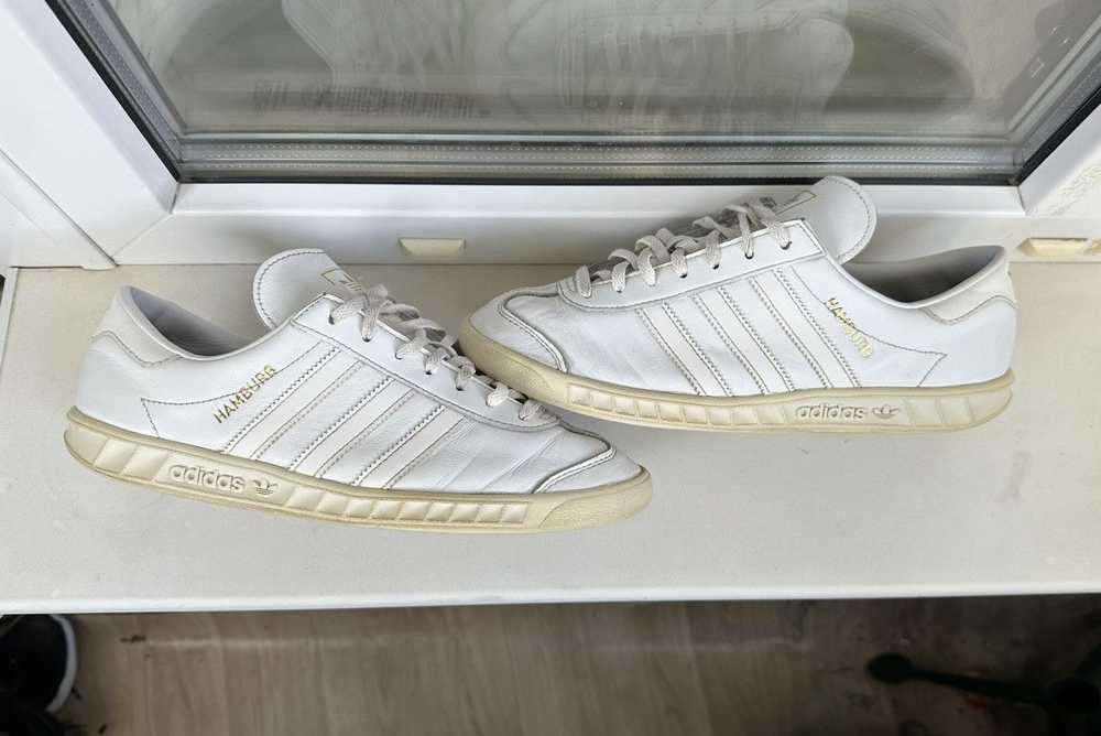 Adidas × Streetwear Adidas Hamburg white leather … - image 3