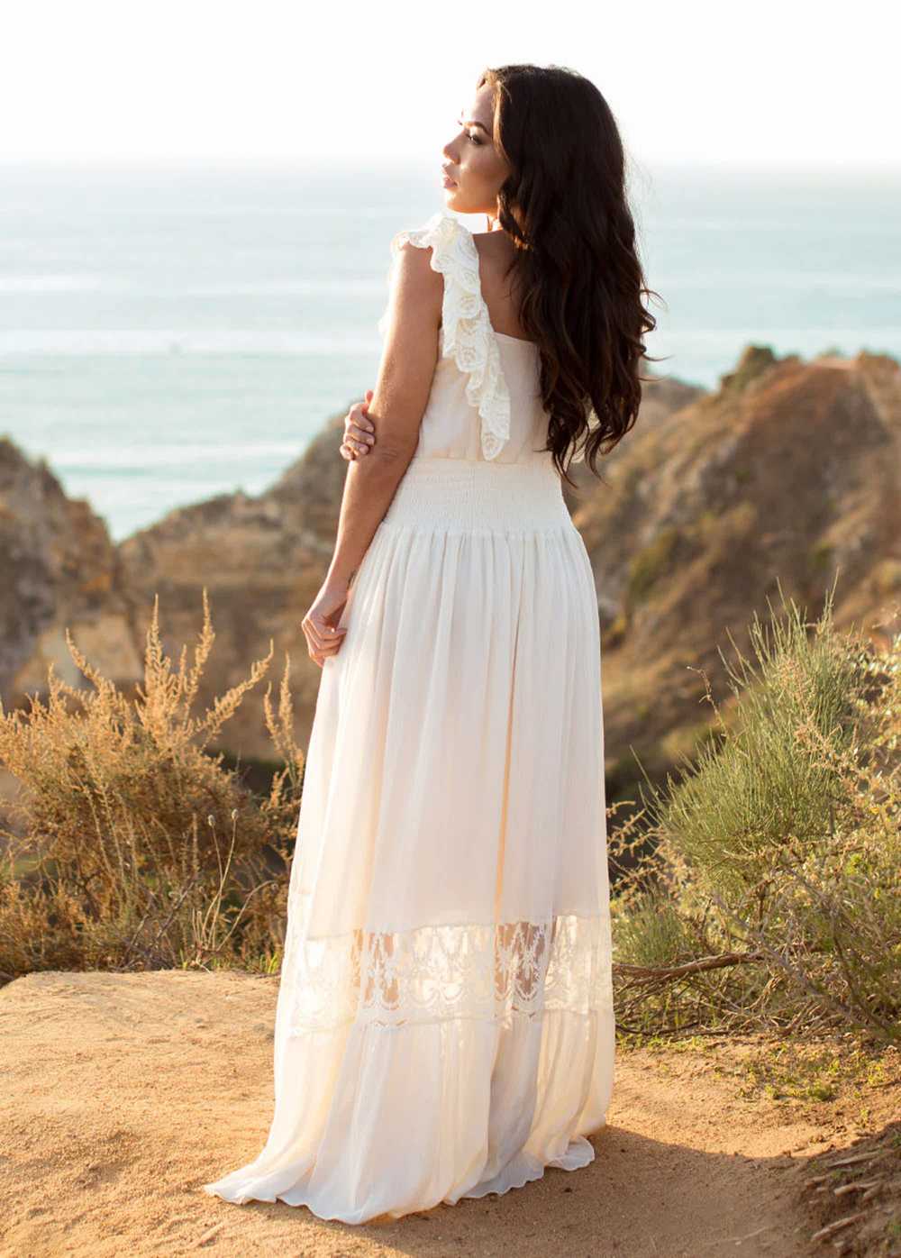 Joyfolie Dawn Dress in Cream - image 2