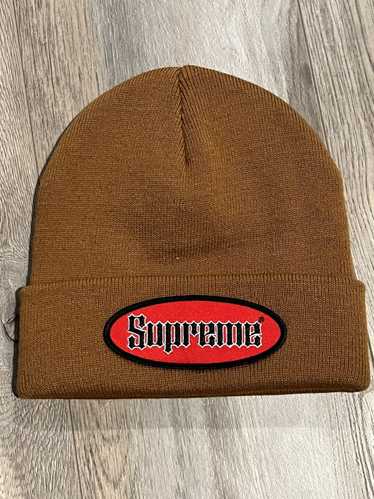Supreme Supreme Oval Logo Beanie Rust - image 1