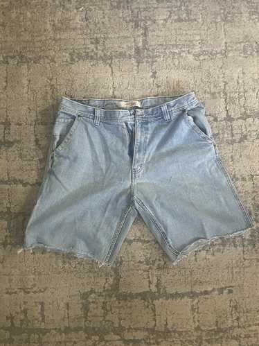 Streetwear × Vintage Y2K Light Denim Jean Shorts, 